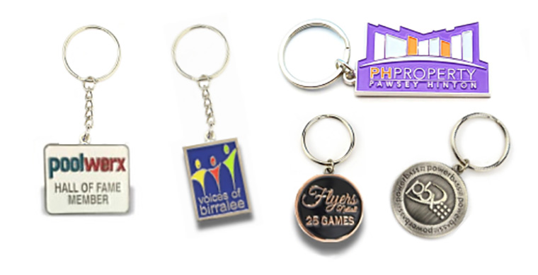 Custom Key Chains and pins